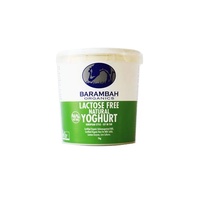 Barambah Lactose Free Natural Yoghurt 1kg