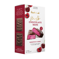 Health Lab Mylk Chocolate Bars Samanthas Cherry (4 Pack) 160g