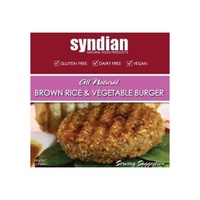 Syndian Brown Rice & Vegie Burgers (4 Pack) 400g