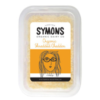 Symons Organic Shredded Cheddar 140g