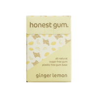 Honest Gum Ginger Lemon 18g