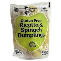 Grannys Food Gluten Free Ricotta & Spinach Dumplings 400g