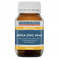 Ethical Nutrients Mega Zinc 40mg 120 Tabs