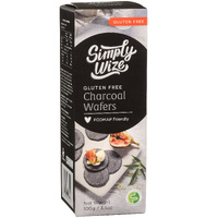 Simply Wize Gluten Free Charcoal Wafers 100g