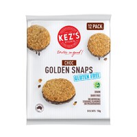Kezs Gluten Free Choc Golden Snaps 150g