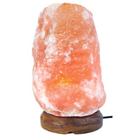 Saltco Salt Lamp Wooden Base 3-4kg