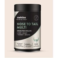 Melrose Nose to Tail Multi Organs 1000mg (120 Capsules)