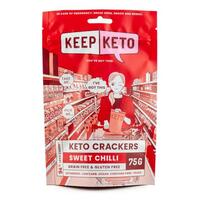 Keep Keto Sweet Chilli Crackers 75g