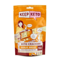 Keep Keto Garlic Bread Crackers 75g