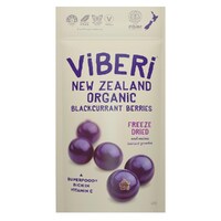 Viberi Organic Freeze Dried Blackcurrant Berries 40g