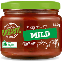 Jensens Organic Salsa Dip Mild 320g