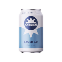 O'Brien Gluten Free Lager 3.0 Can (Single) 375ml 