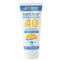 Grahams SunClear Sunscreen SPF40 100g