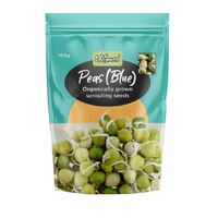 Untamed Health Organic Sprouting Peas (Blue) 100g