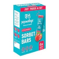 Popsmalaya Sorbet Bars Strawberry (6x45ml) 270ml