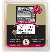 Norco Natural Cheese Slices (12 Pack) 250g