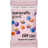 Naturally Good Mylk Partyz 60% Peanut 50g