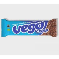 Vego Crisp Creamy Chocolate & Rice Bar 40g