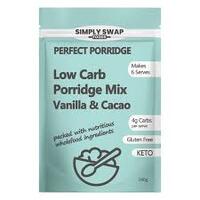 Simply swap foods Low Carb Perfect Porridge - Vanilla and Cacao 240g