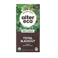 Alter Eco Dark Total Blackout Cocoa Chocolate (100%) 75g