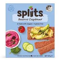 SPLIITS Squares Beetroot Crispbread 70g