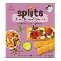 SPLIITS Squares Sweet Potato Crispbread 70g
