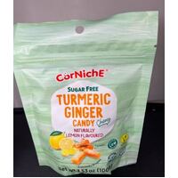 Corniche Sugar Free Turmeric Ginger Candy Lemon 100g