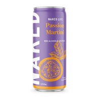 Naked Life Non Alcoholic Passion Martini Cocktail 250mL