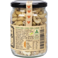 Mindful Foods Organic & Activated Cashews 250g