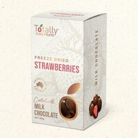 Totally Pure Fruits Freeze Dried Milk Choc Strawberries 150g