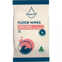 CleanLife Floor Plastic Free Wipes Antibac 25pk