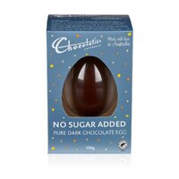 Chocolatier (No sugar added) Pure dark chocolate egg 100g