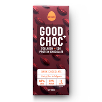 Googys Good + Choc Collagen Egg Protein Dark Chocolate 100g