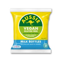 Aussie Vegan Mix Lolly Milk Bottles 50g