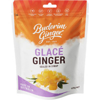 Buderim Ginger Glace Ginger Sealed in Syrup 125g
