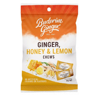 Buderim Ginger Ginger Honey & Lemon Chews 50g