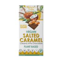 Natures Tribe Vegan Salted Caramel Creamy Mylk Chocolate 88g