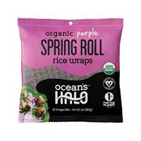 Ocean's Halo Purple Spring Roll Rice Wraps (10 sheets)