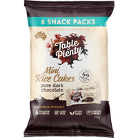 Table Of Plenty Mini Rice Cakes Pure Dark Chocolate 84g