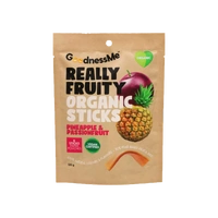 GoodnessMe Really Fruity Organic Sticks Pineapple & Passionfruit 120g