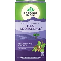Organic India Tulsi Licorice Spice Tea (25 Bags) 47.5g
