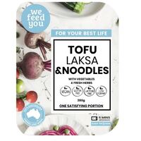 We Feed You Tofu Laksa Rice Noodles & Vegetables 380g