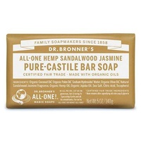 Dr Bronners Sandalwood & Jasmine Soap Bar 140g