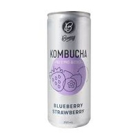 Bonsoy Kombucha Blueberry Strawberry 250ml