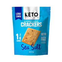 Keto Naturals Almond Flour Crackers Sea Salt 64g