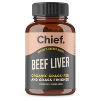 Chief Organic Beef Liver 120c