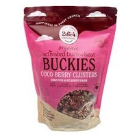 2die4 Organic Activated Buckies Coco Berry Clusters 400g