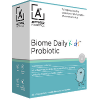 Activated Probiotics Biome Daily Kids Probiotic Vanilla 30 x 1.6g