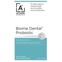 Activated Probiotics Biome Dental Probiotic Mint Sachets 1g x 28 Pack