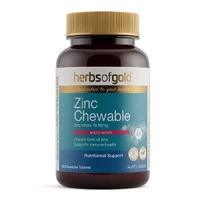 Herbs Of Gold Zinc Chewable 60C